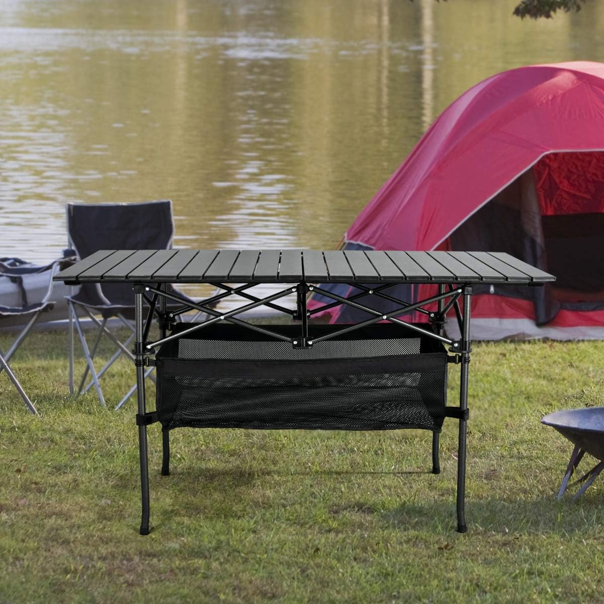 Outdoor Furniture Europe - Folding Portable Camp Table Aluminum Fold