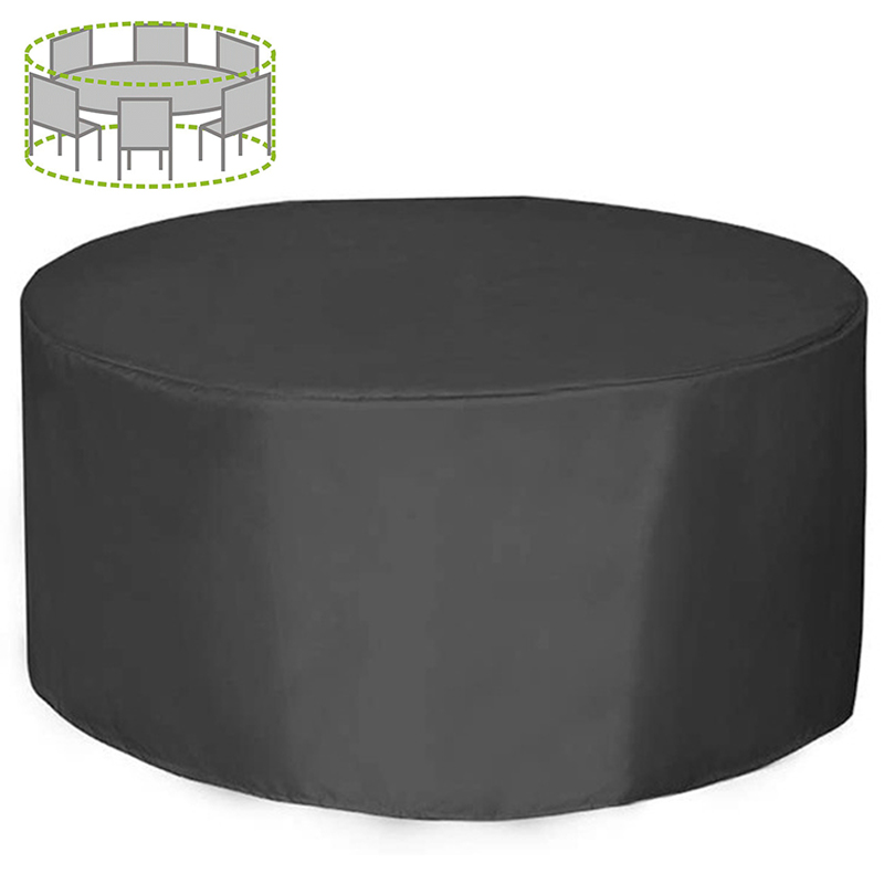 Outdoor Furniture Heavy Duty - 12 Sizes Round Furniture Cover 210D