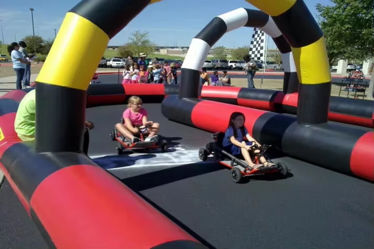 Outdoor Furniture Prices - Durable Inflatable Go Kart Race Track