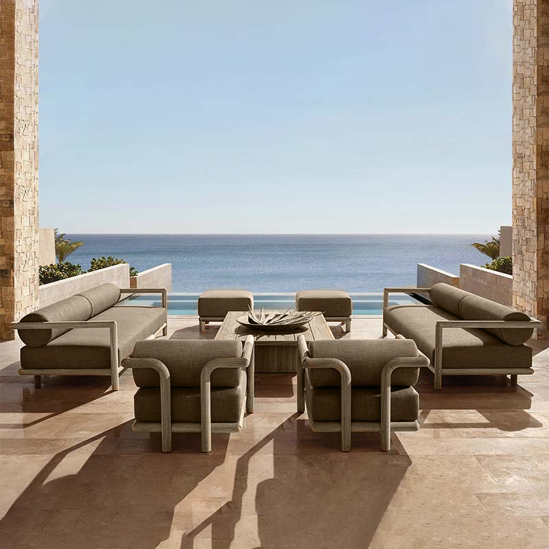 Outdoor Furniture Teak - Outdoor furniture garden sofa set, luxury