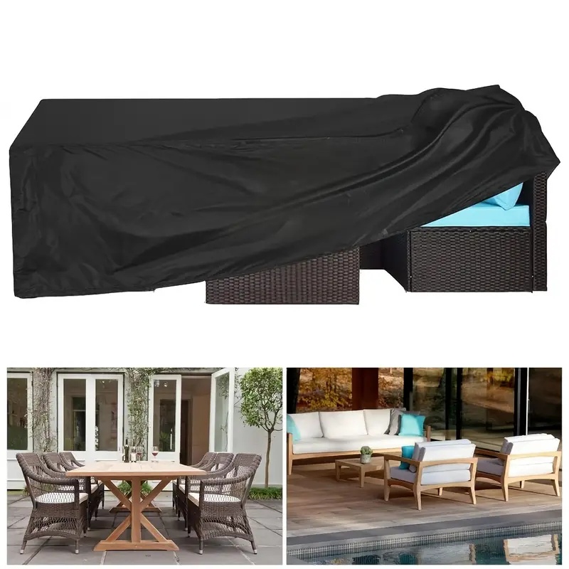 Outdoor Furniture Heavy Duty - Heavy Duty Windproof Garden Furniture Cover