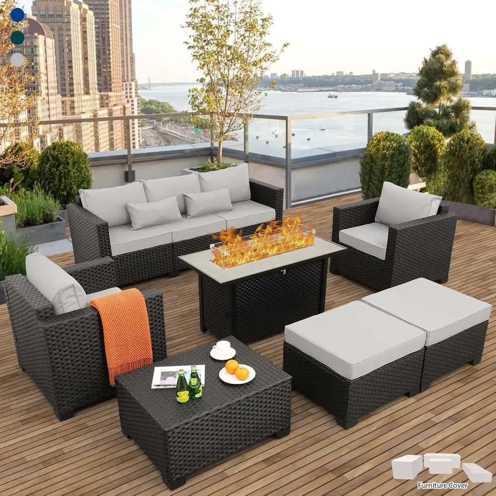 Outdoor Furniture Set With Fire Pit - 45 Outdoor Patio Furniture Set with