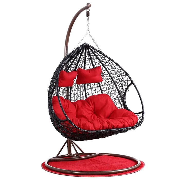 Outdoor Furniture Egg Chair - Egg Shaped Rattan Wicker Camping Outdoor