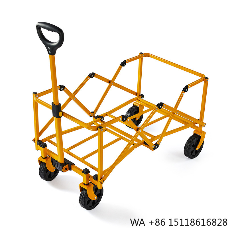 Outdoor Furniture Heavy Duty - Collapsible Foldable Wagon, Beach Cart Large