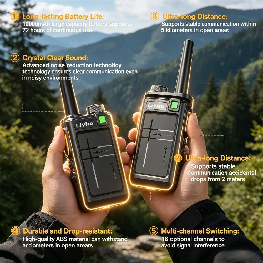 Outdoor Furniture Warehouse - MOTOLOLA Walkie Talkie 2 Pack Long