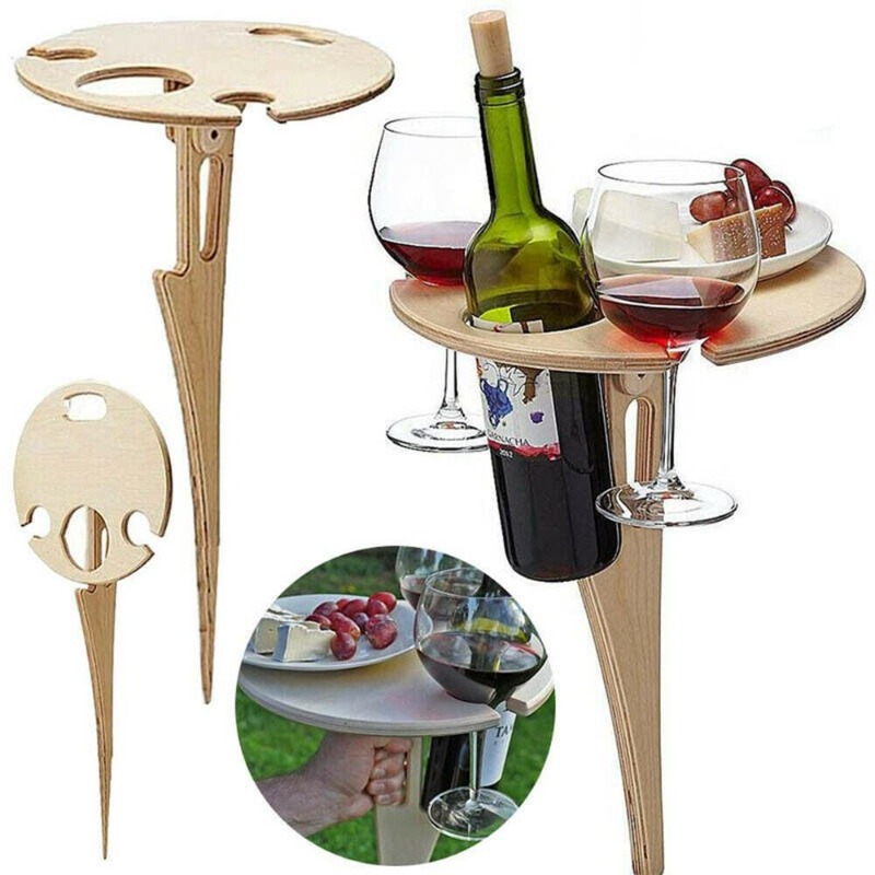 Outdoor Furniture Europe - Outdoor Wine Table Portable Picnic Table