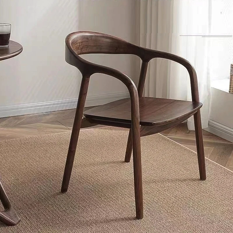 Outdoor Furniture Europe - Modern Wood Dining Chairs Nordic Outdoor