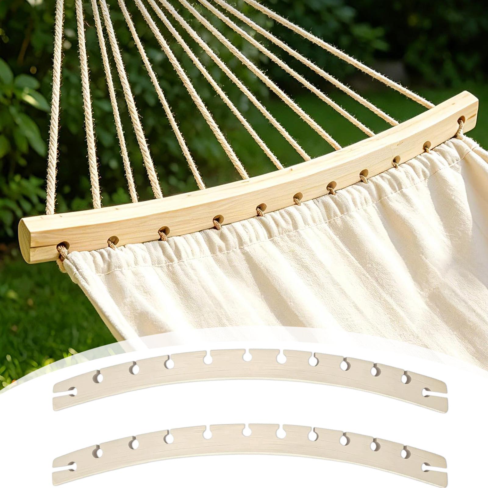 Outdoor Furniture Hay - Replacement Wooden Hammock Spreader Bars 2pcs