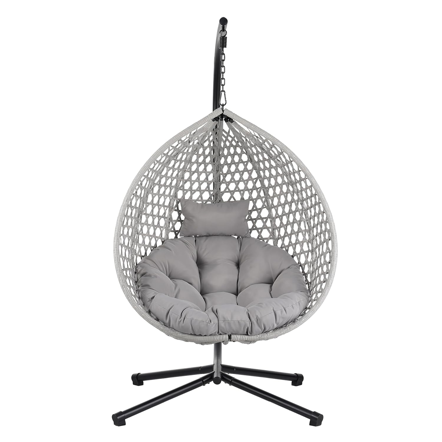 Foldable HDPE Rattan Hanging E - Outdoor Furniture Egg Chair recension och pris