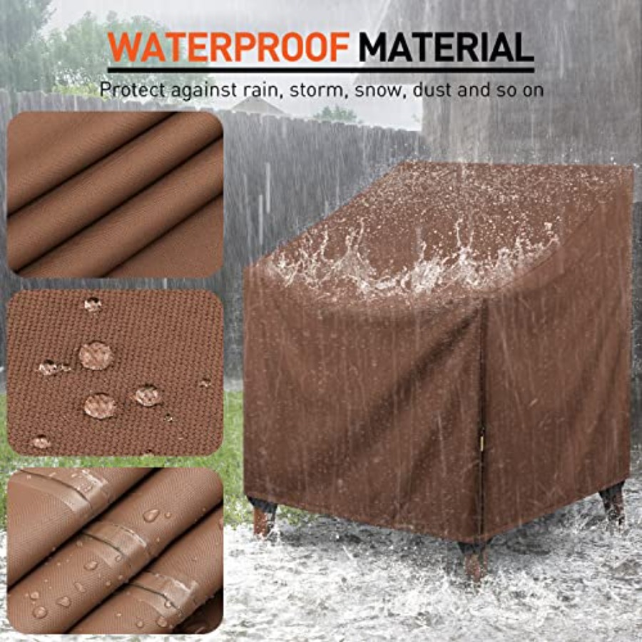 Waterproof Patio Chair Covers, - Outdoor Furniture Heavy Duty recension och pris
