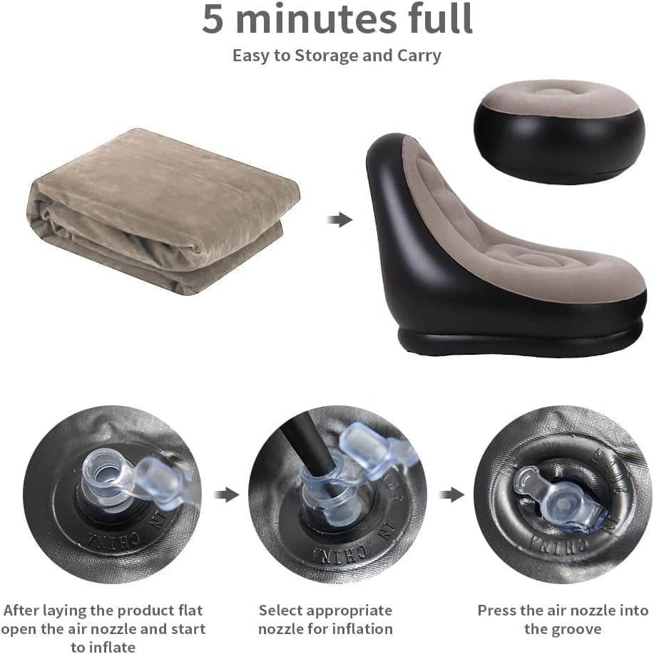 2Pcs Lazy Sofa Inflatable Chai - Outdoor Furniture Arhaus recension och pris