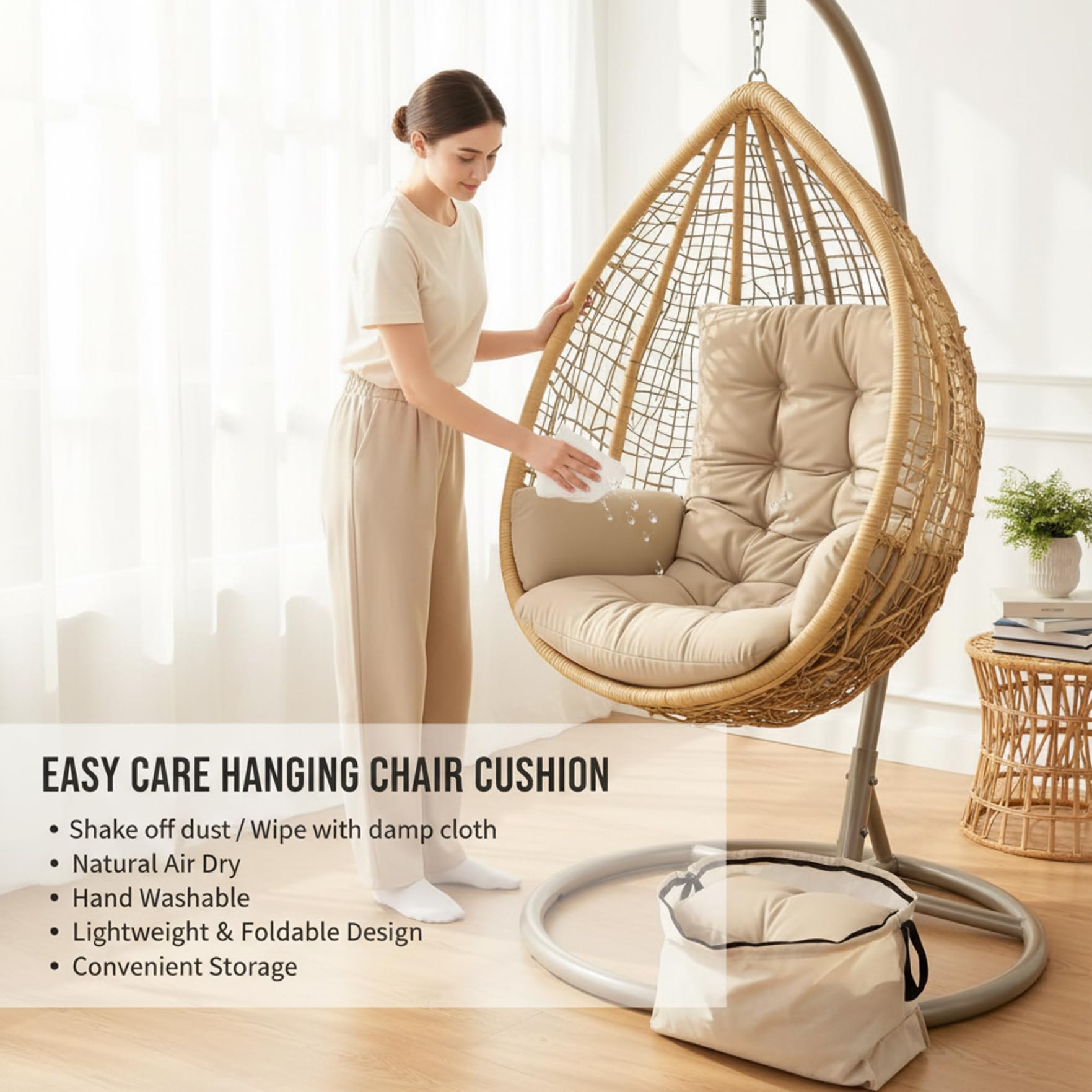 Egg Chair Cushion Replacement, - Outdoor Furniture Egg Chair recension och pris