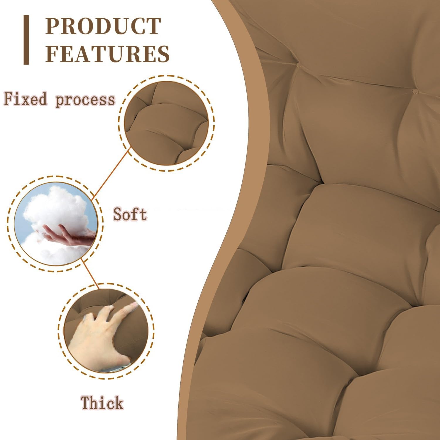 Egg Chair Cushion Replacement, - Outdoor Furniture Egg Chair recension och pris