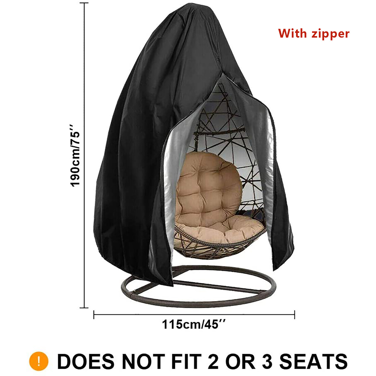 1 Piece Hanging Egg Chair Swin - Outdoor Furniture Egg Chair recension och pris