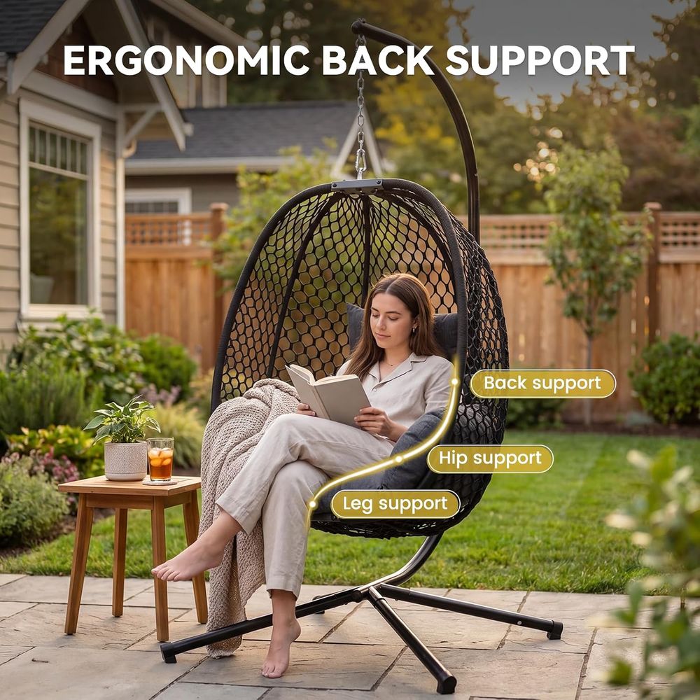 Egg Chair Outdoor with Stand,  - Outdoor Furniture Egg Chair recension och pris