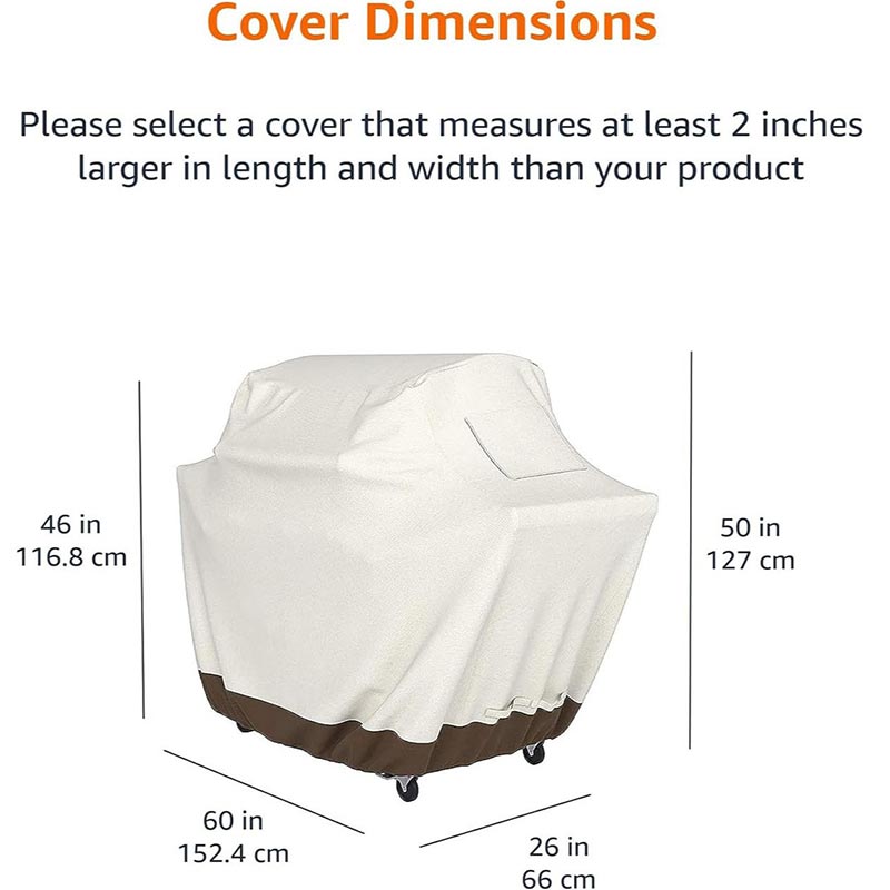210D BBQ Beige Barbecue Grill  - Outdoor Furniture Weatherproof recension och pris