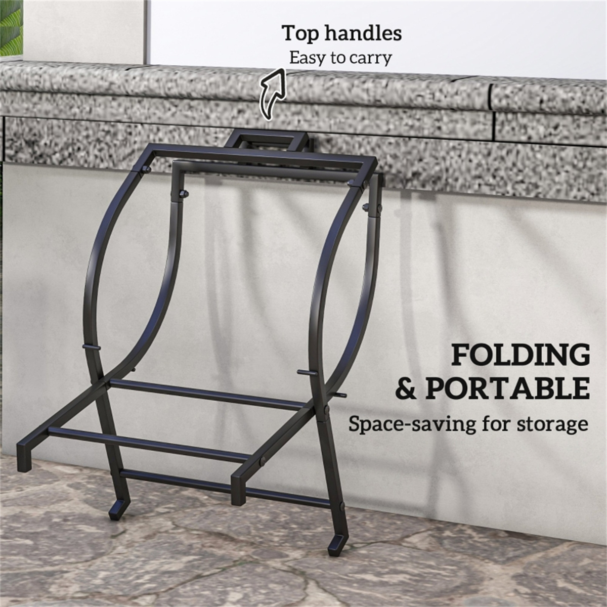 Outdoor Furniture Firewood Rac - Outdoor Furniture Heavy Duty recension och pris