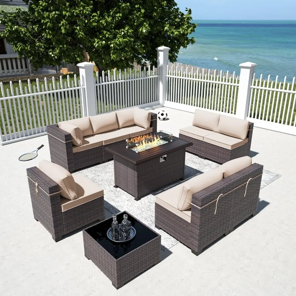 -Patio Furniture Set With Prop - Outdoor Furniture Set With Fire Pit recension och pris