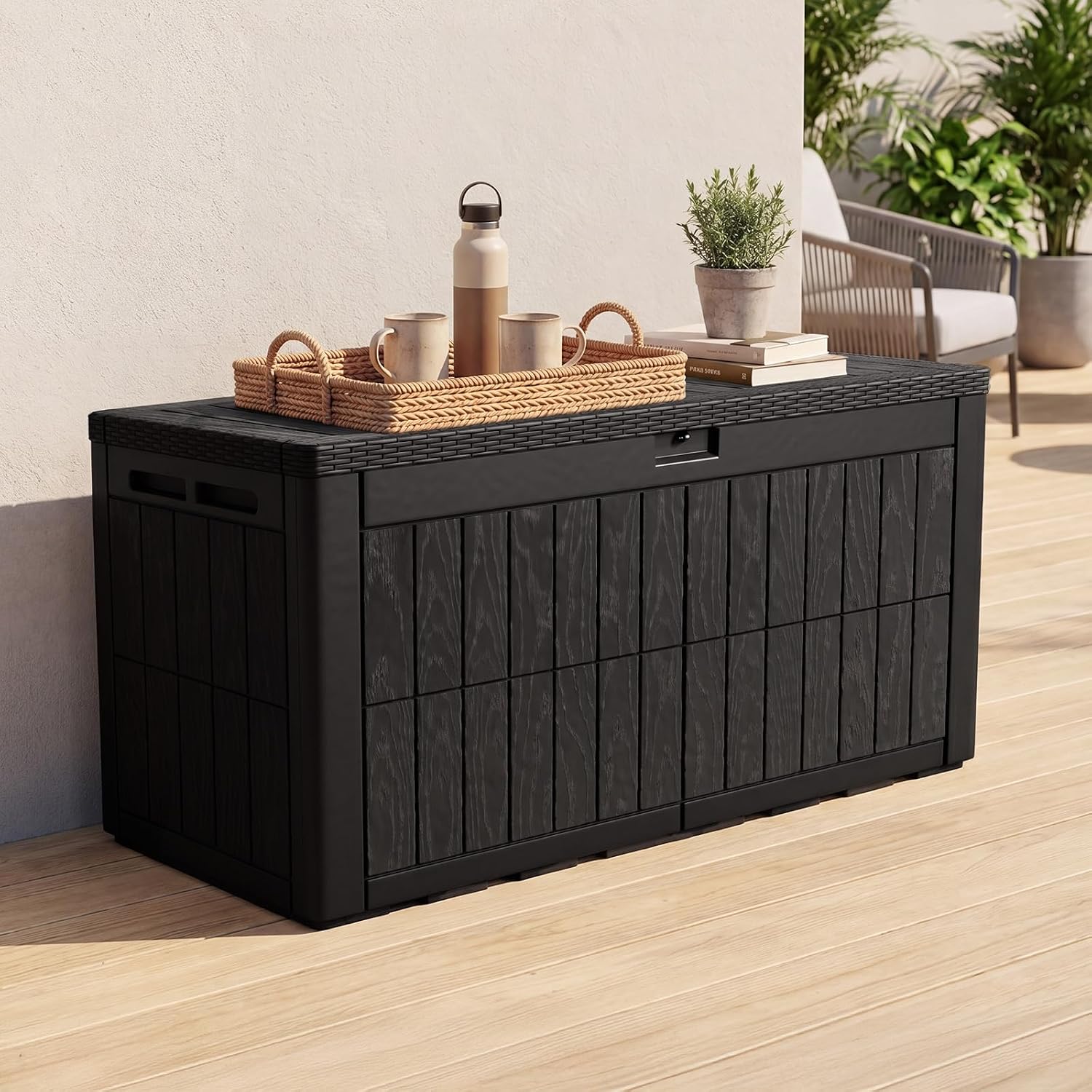 120 Gallon Large Outdoor Stora - Outdoor Furniture Weatherproof recension och pris