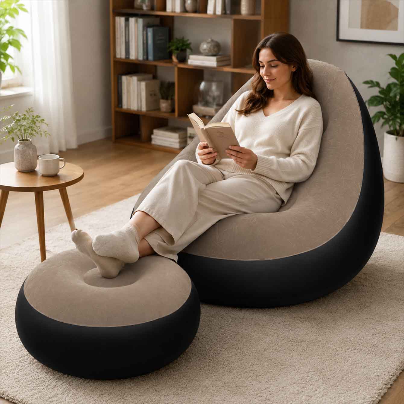 Inflatable Chair for Adults,Po - Outdoor Furniture Arhaus recension och pris