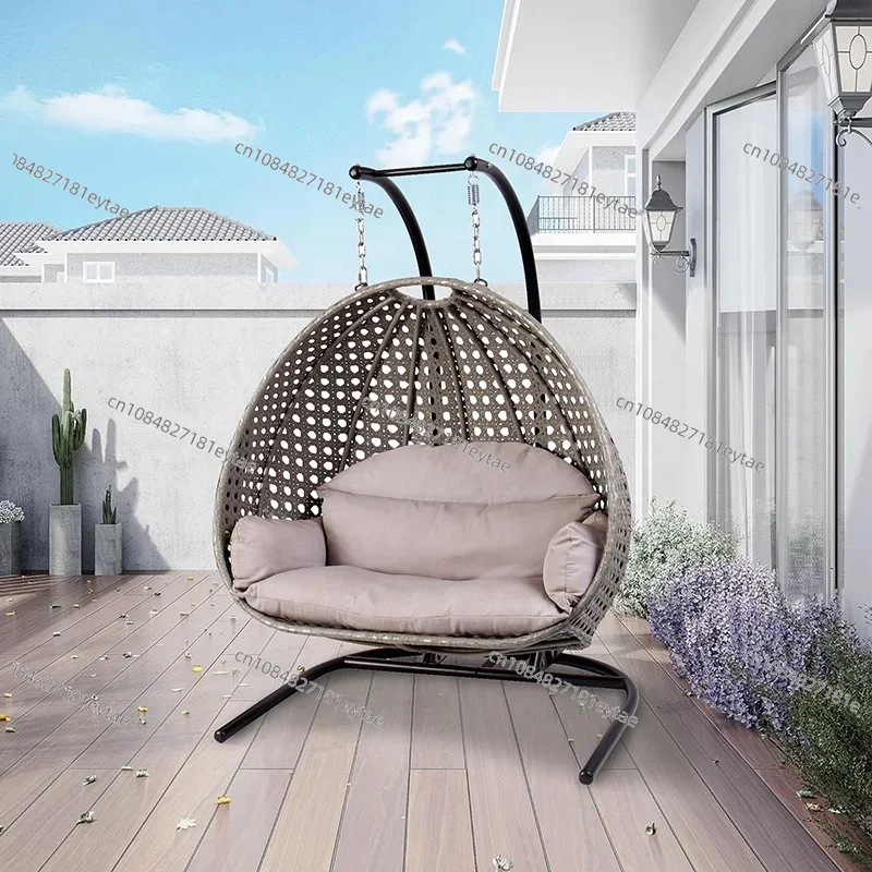 Modern Outdoor Patio Grey Wick - Outdoor Furniture Egg Chair recension och pris