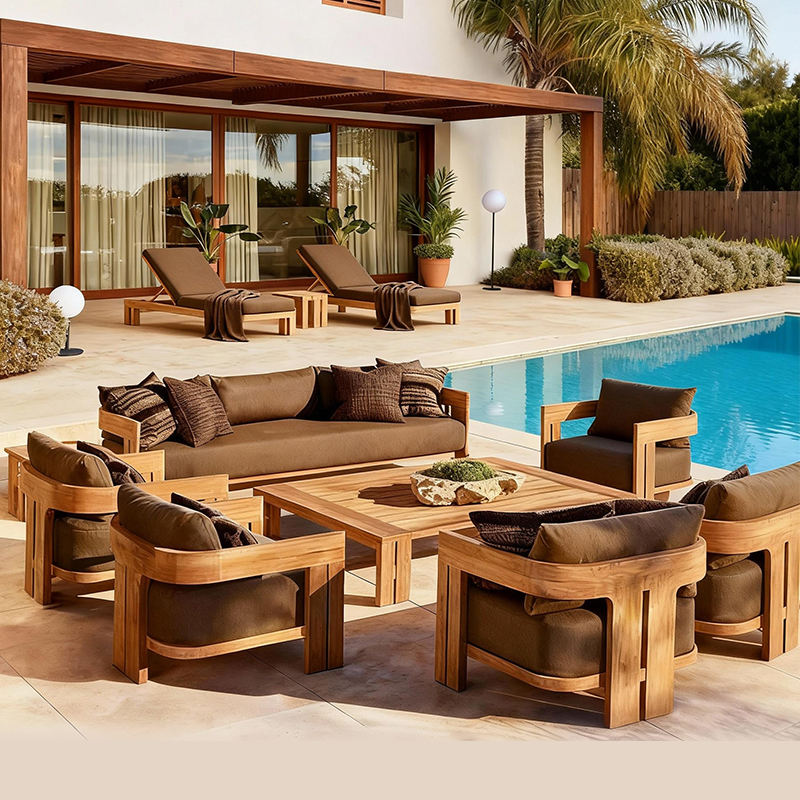 Outdoor Teak Sofa Set 2026 | P - Outdoor Furniture Europe recension och pris