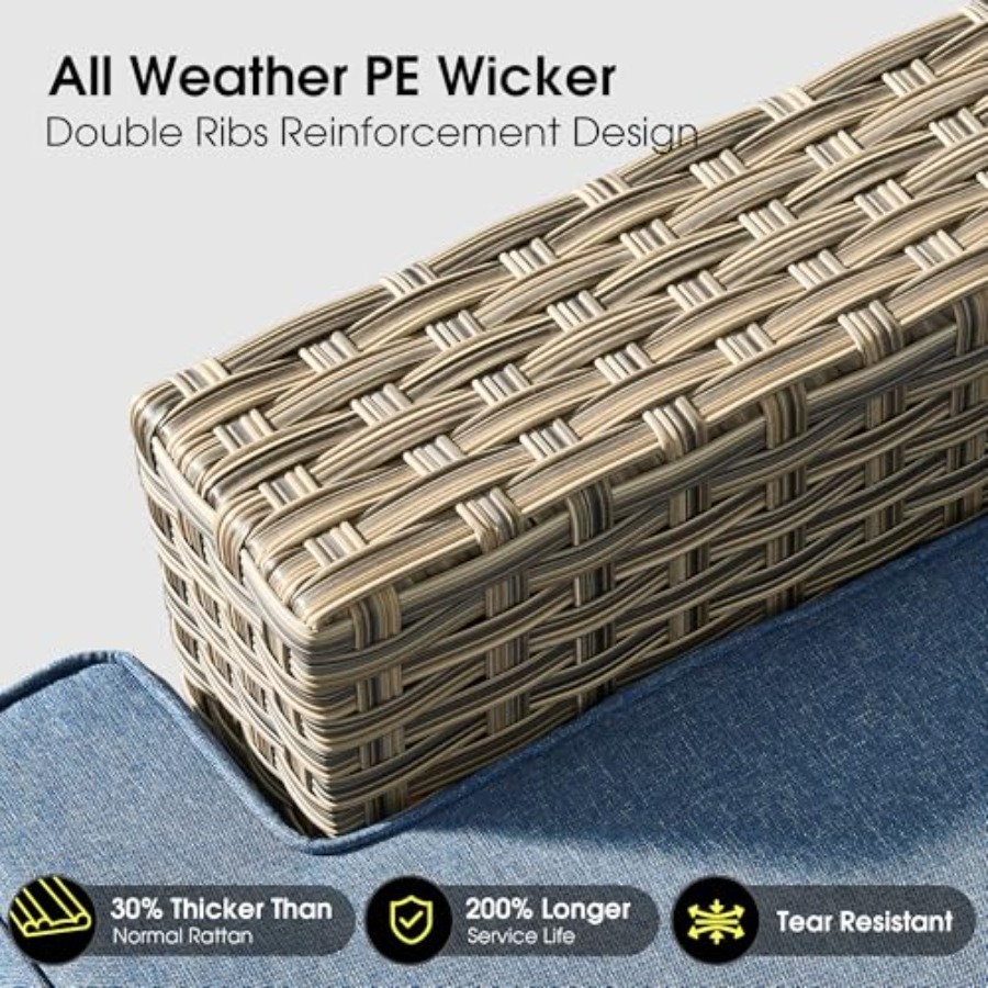Outdoor Sectional Patio Furnit - Outdoor Furniture Set With Fire Pit recension och pris
