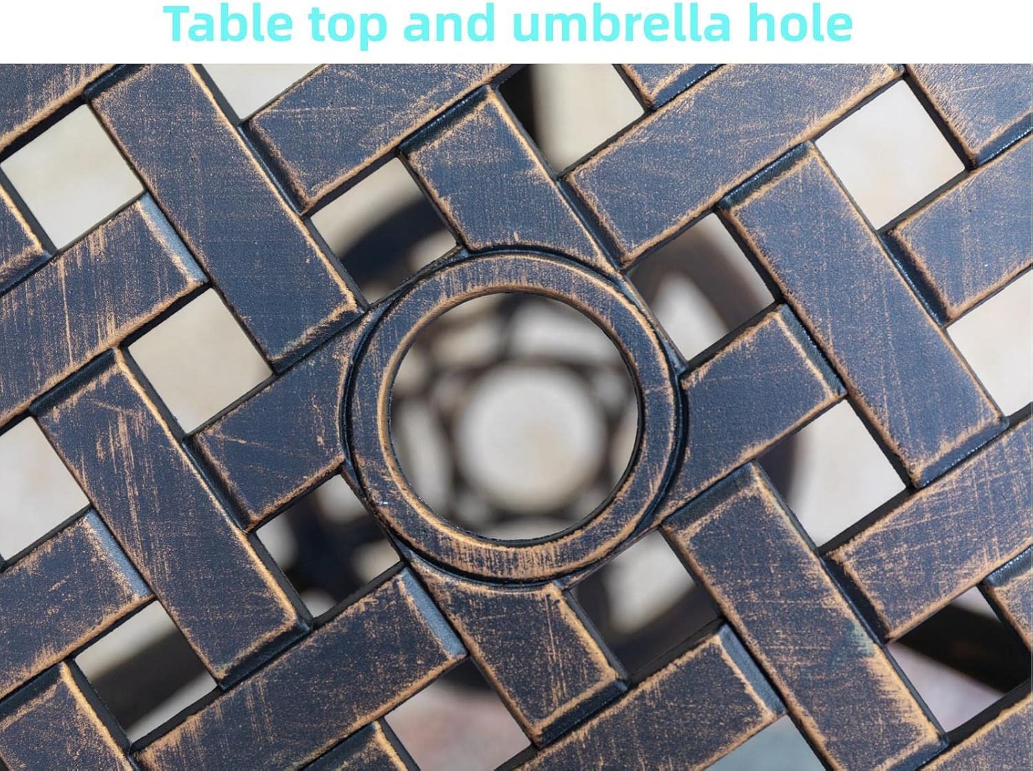 Bronze rust-resistant cast alu - Outdoor Furniture Balcony recension och pris
