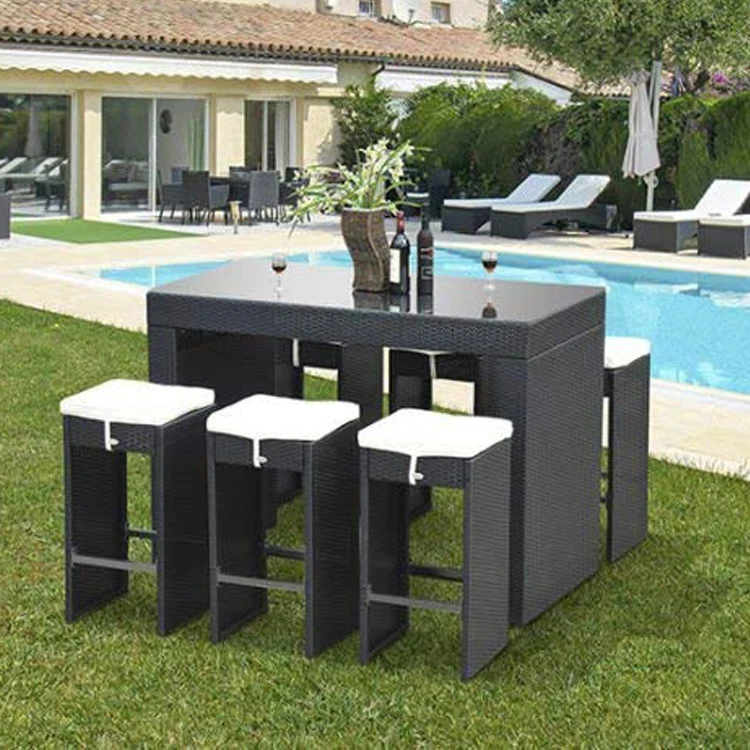 7pcs Rattan Bar Set Garden Wic - Outdoor Furniture Europe recension och pris