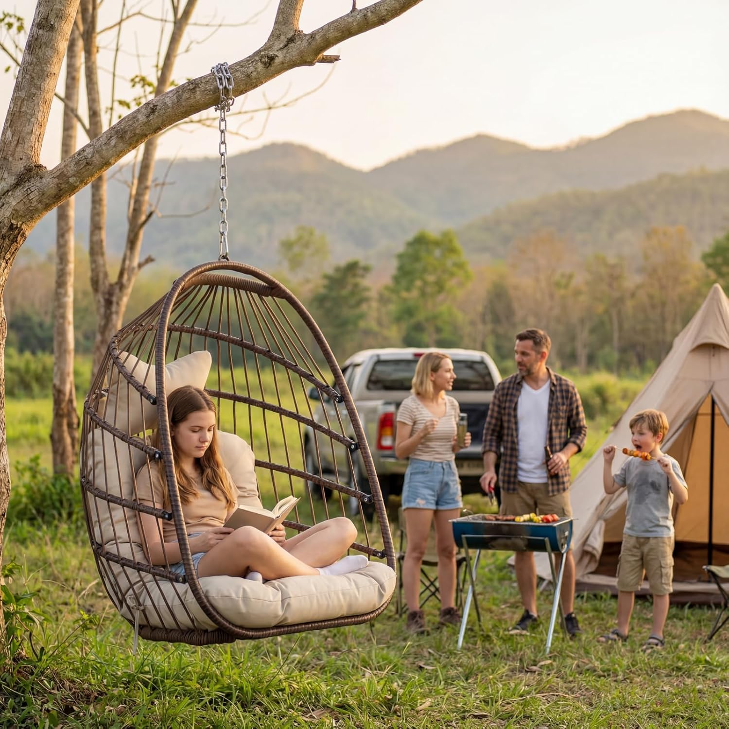 Outdoor Hanging Egg Chair With - Outdoor Furniture Egg Chair recension och pris