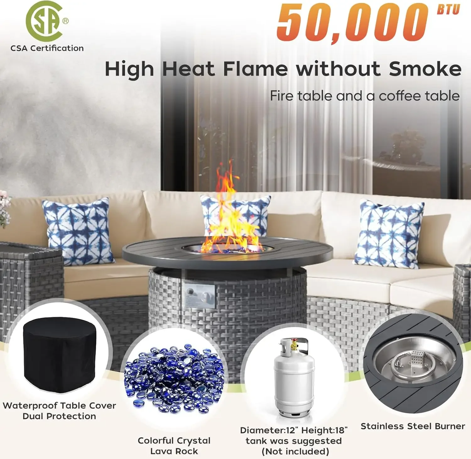 l Patio Furniture Set with 32
