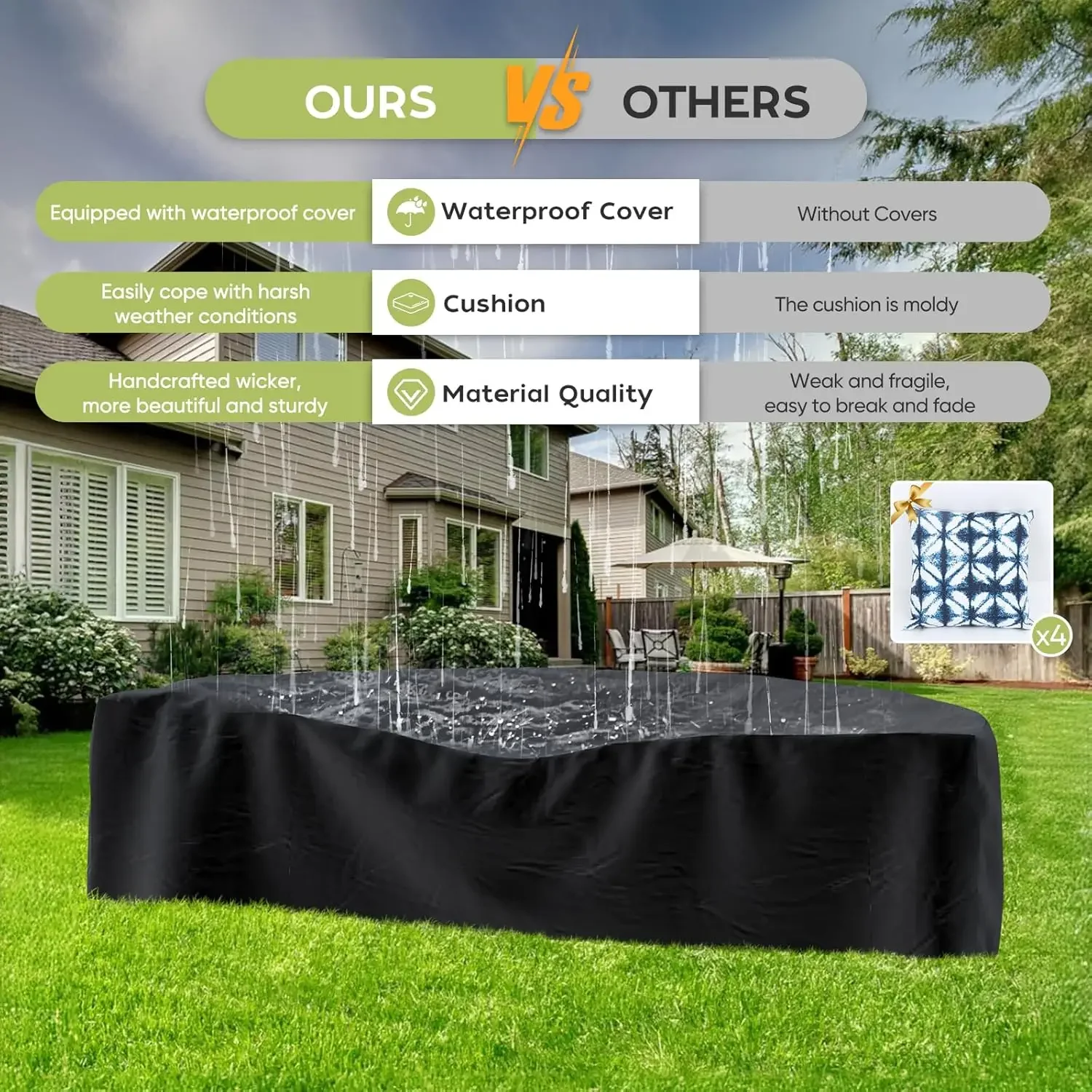 l Patio Furniture Set with 32