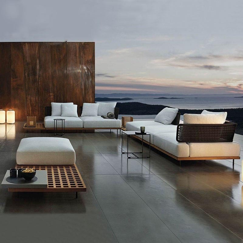 qw-Outdoor Sofa Patio Villa Te - Outdoor Furniture Teak recension och pris
