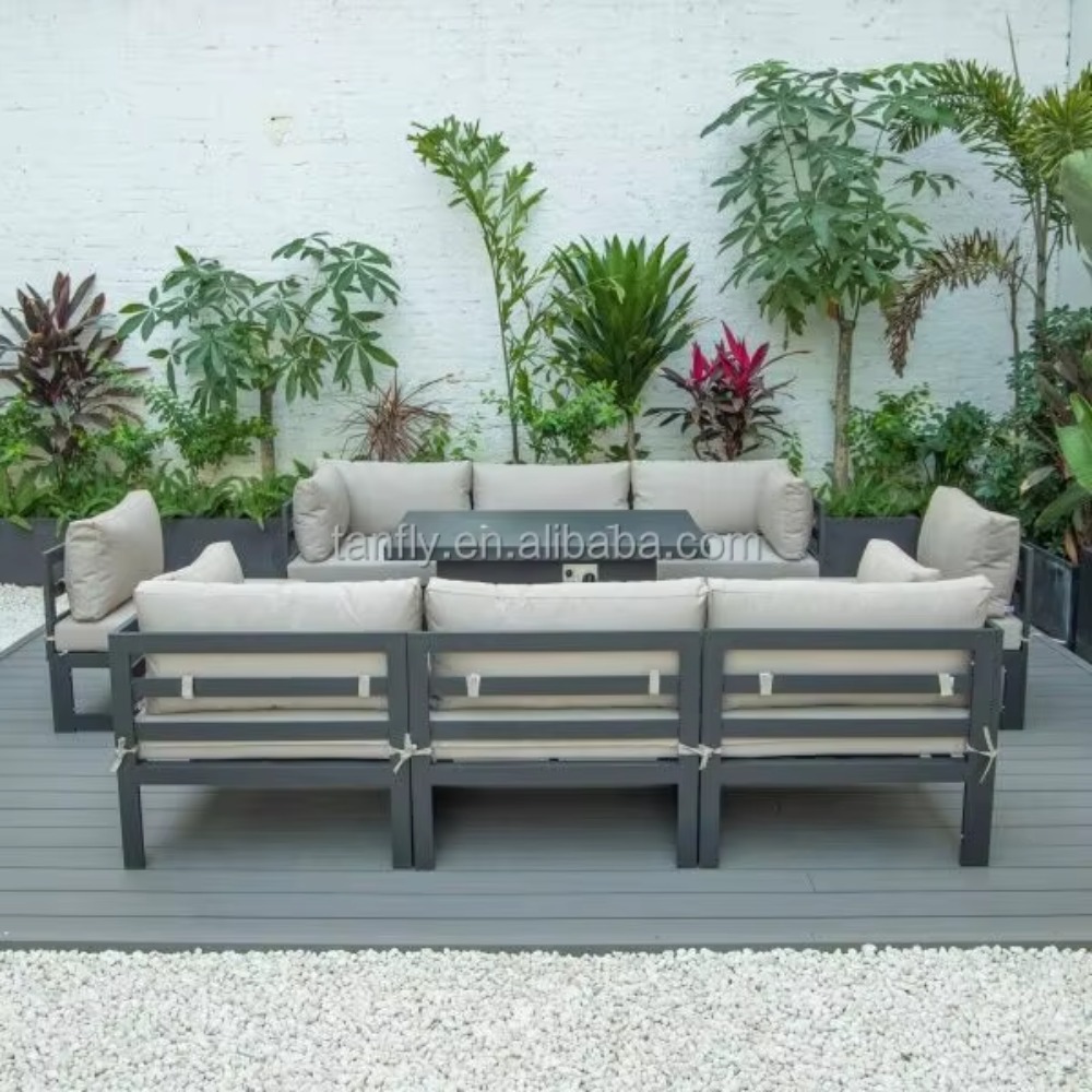 Villa Hotel Outdoor Furniture  - Outdoor Furniture Set With Fire Pit recension och pris