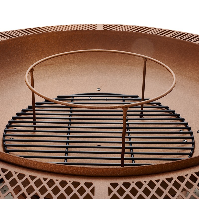 2026 Modern Outdoor Steel Char - Outdoor Furniture Set With Fire Pit recension och pris