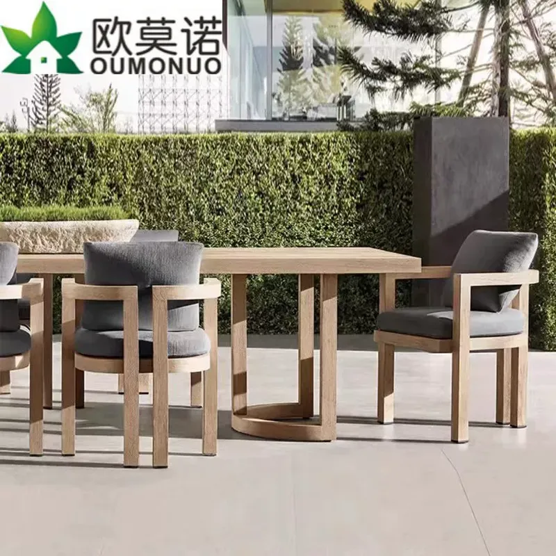 Nordic Outdoor Teak Wood Dinin - Outdoor Furniture Teak recension och pris