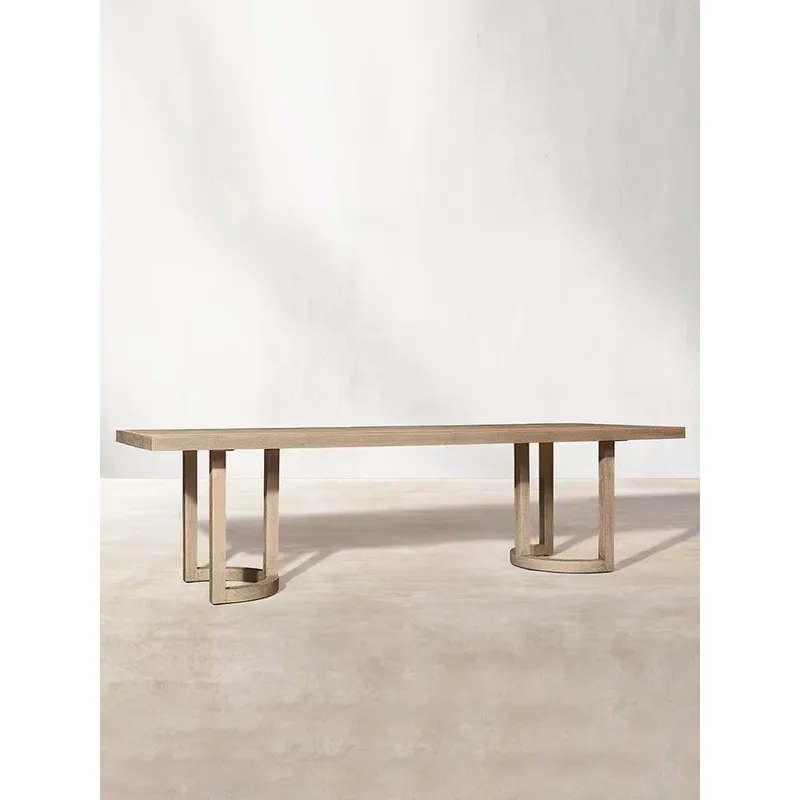 Nordic Outdoor Teak Wood Dinin - Outdoor Furniture Teak recension och pris