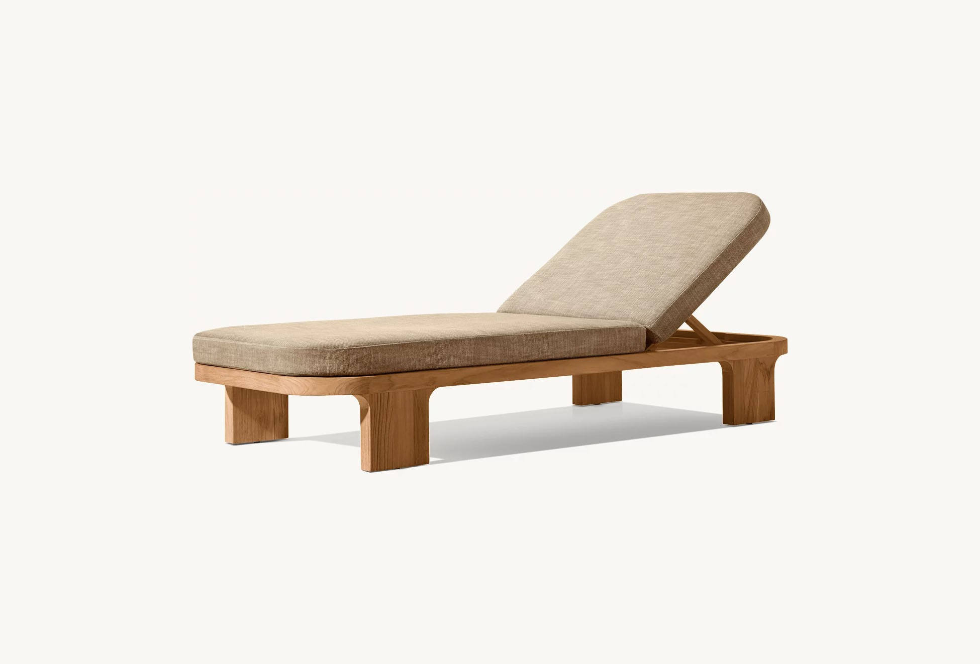 Custom Teak Wood Patio Lounger - Outdoor Furniture Europe recension och pris