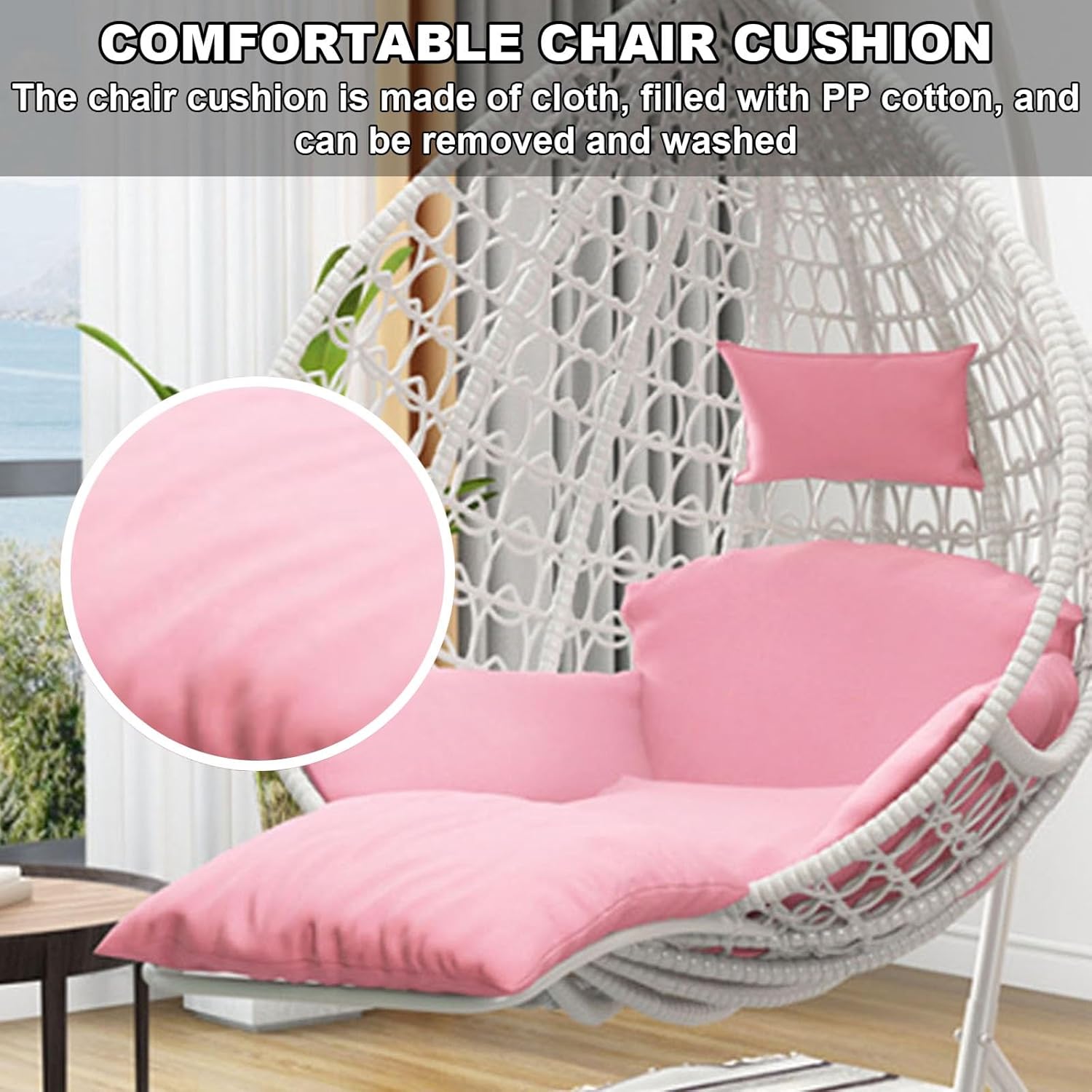 PE Rattan Hanging Egg Chair wi - Outdoor Furniture Egg Chair recension och pris