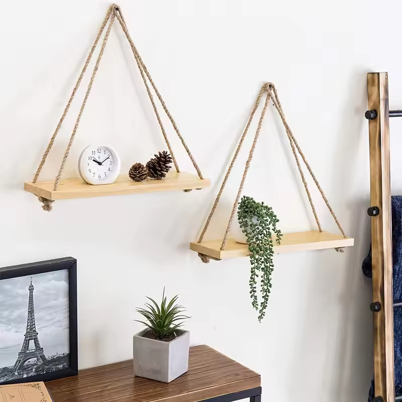 Novel Floating Wood Shelf with - Outdoor Furniture Balcony recension och pris