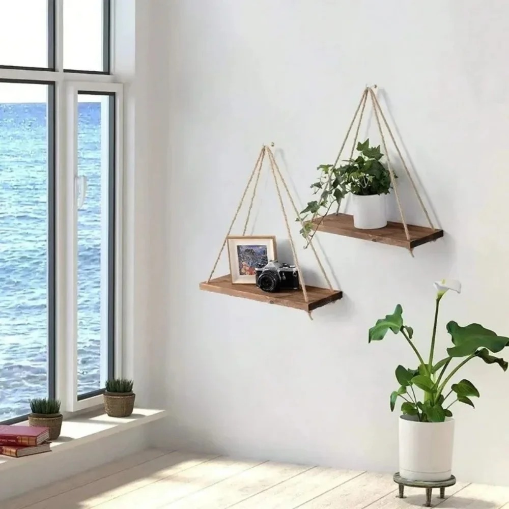 Novel Floating Wood Shelf with - Outdoor Furniture Balcony recension och pris