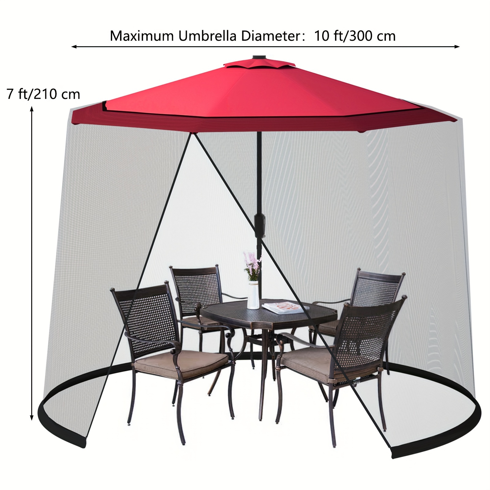 9FT 10FT Patio Umbrella Mosqui - Outdoor Furniture Hay recension och pris