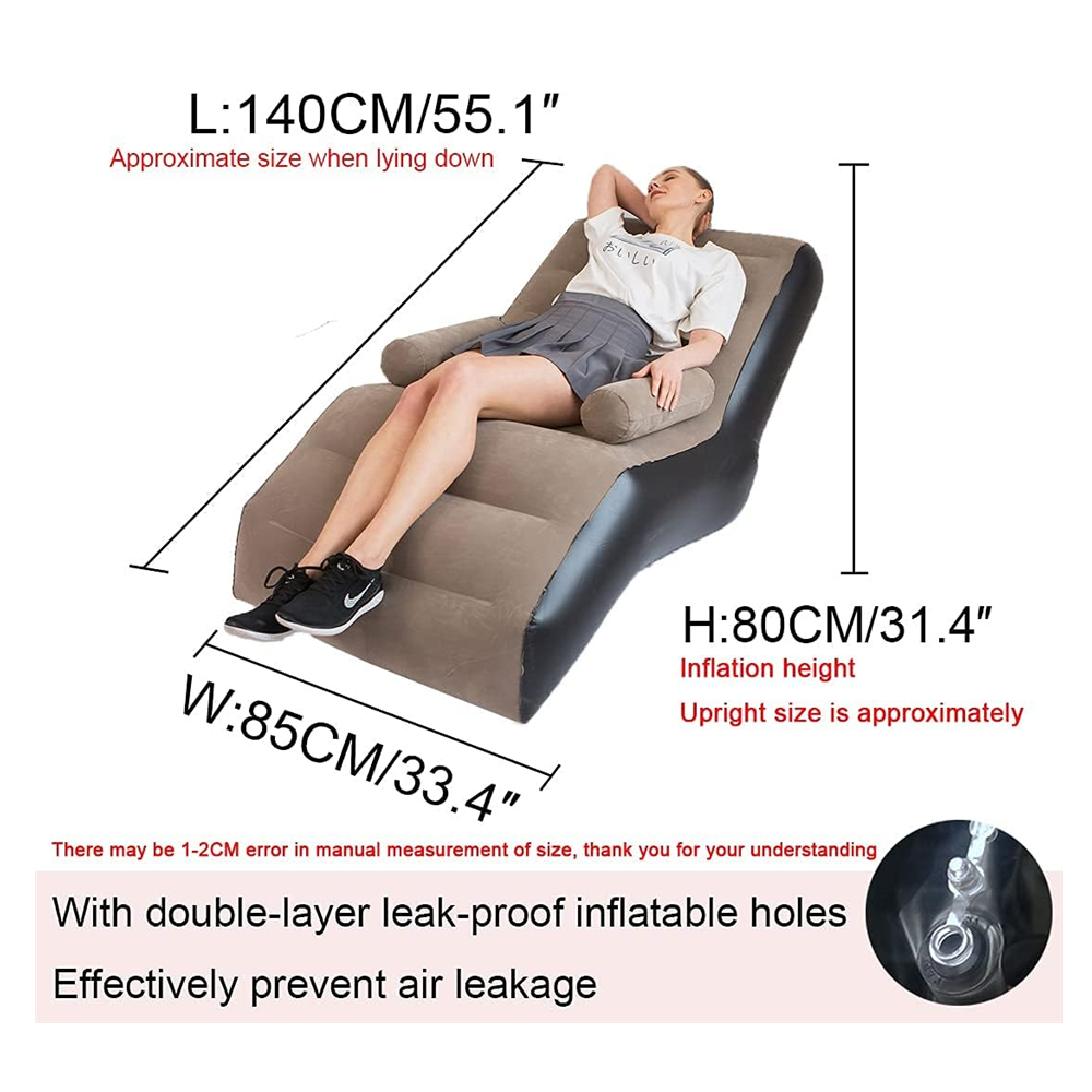 Folding Lazy Sofa,Inflatable L - Outdoor Furniture Arhaus recension och pris