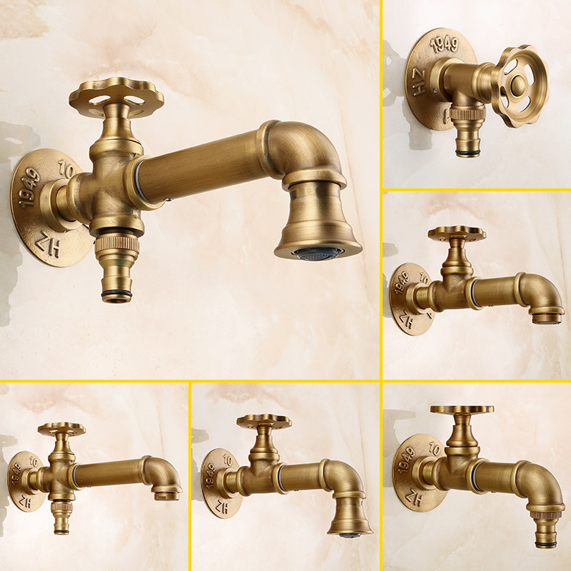 Brass Washing Machine Faucet A - Outdoor Furniture Balcony recension och pris