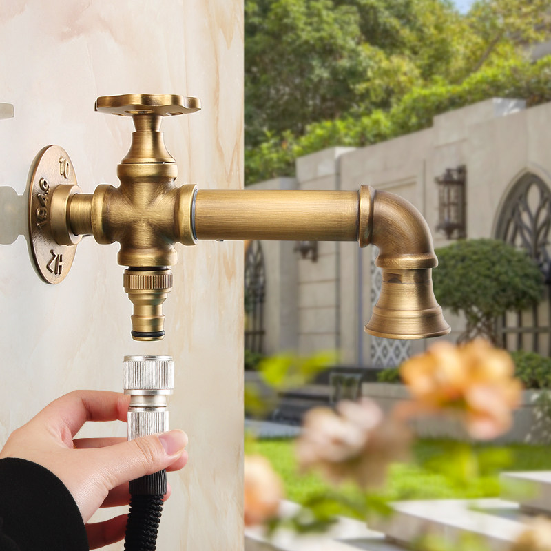 Brass Washing Machine Faucet A - Outdoor Furniture Balcony recension och pris