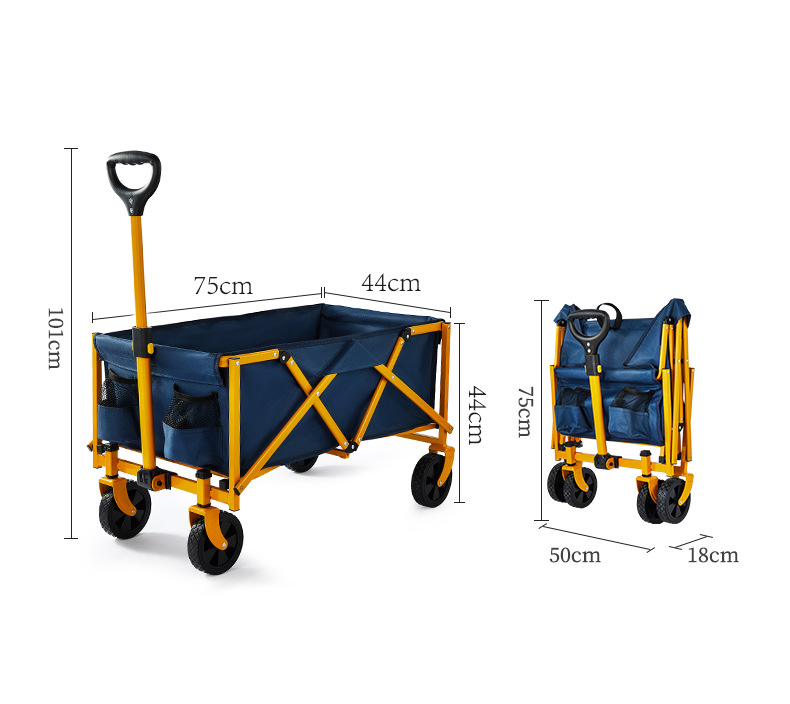 Collapsible Foldable Wagon, Be - Outdoor Furniture Heavy Duty recension och pris