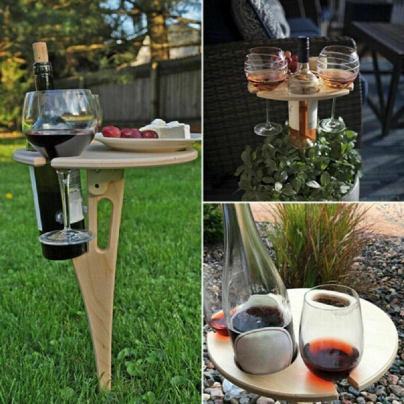 Outdoor Wine Table Portable Pi - Outdoor Furniture Europe recension och pris