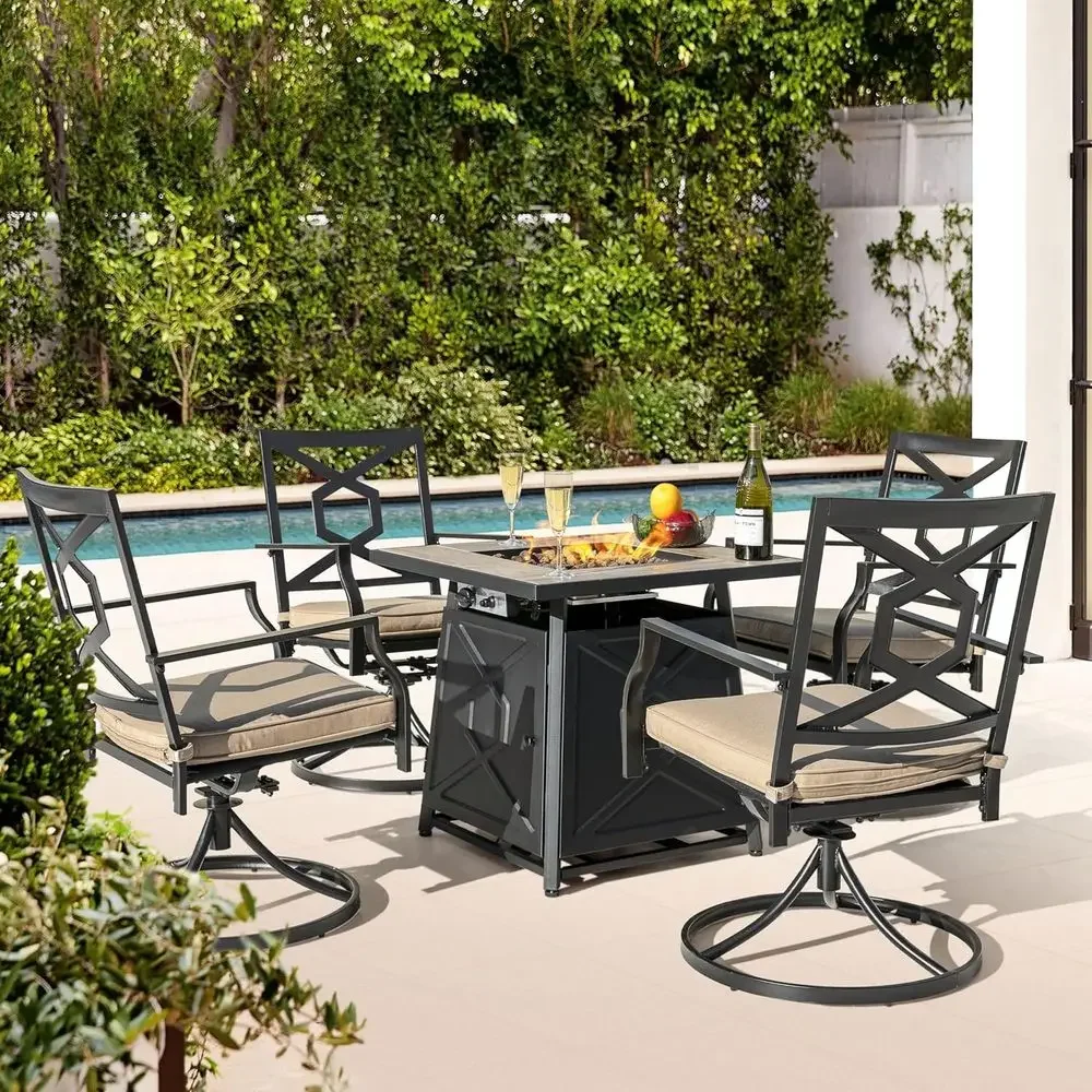 5-Piece Outdoor Patio Furnitur - Outdoor Furniture Set With Fire Pit recension och pris