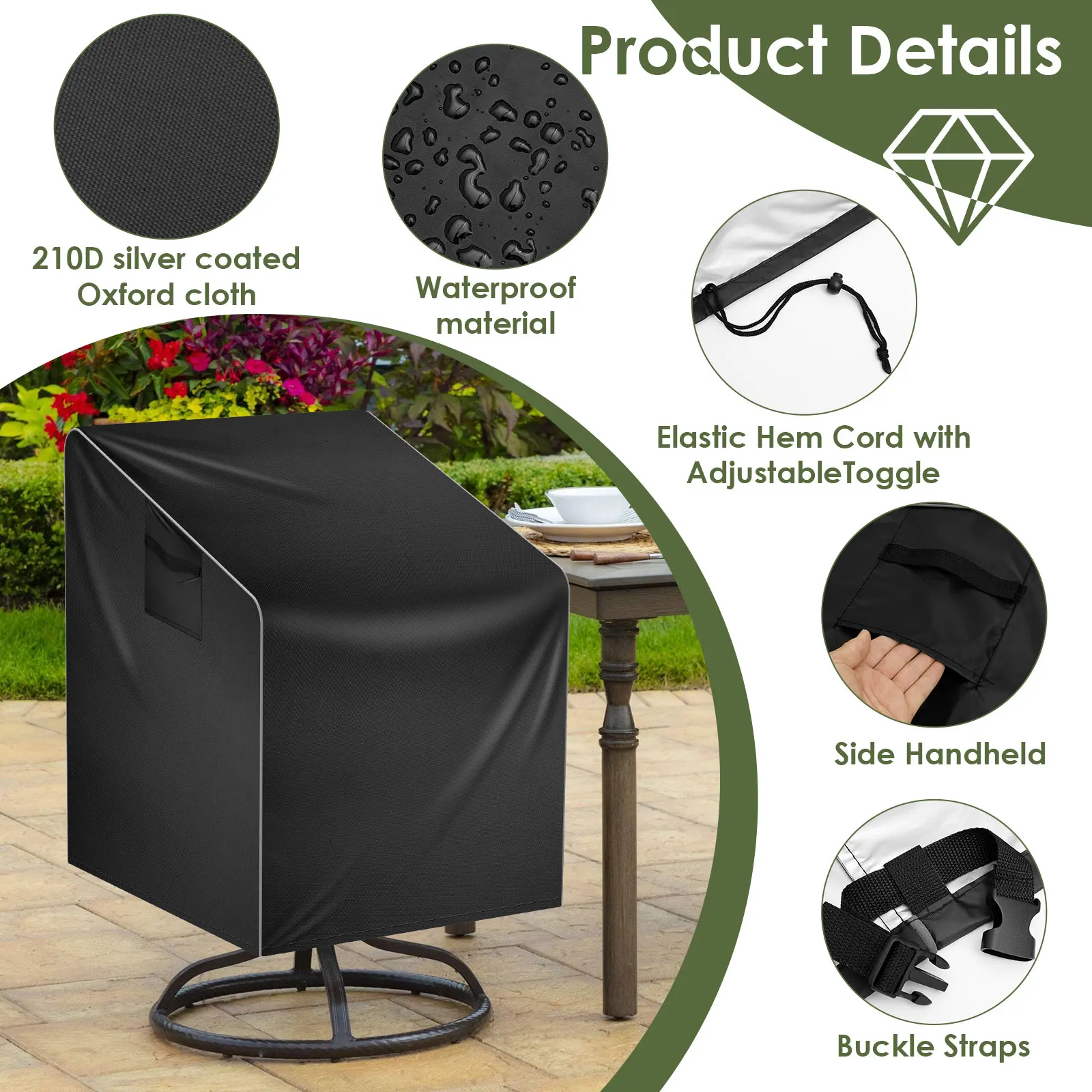 Outdoor Thickening Chair Dust  - Outdoor Furniture Europe recension och pris