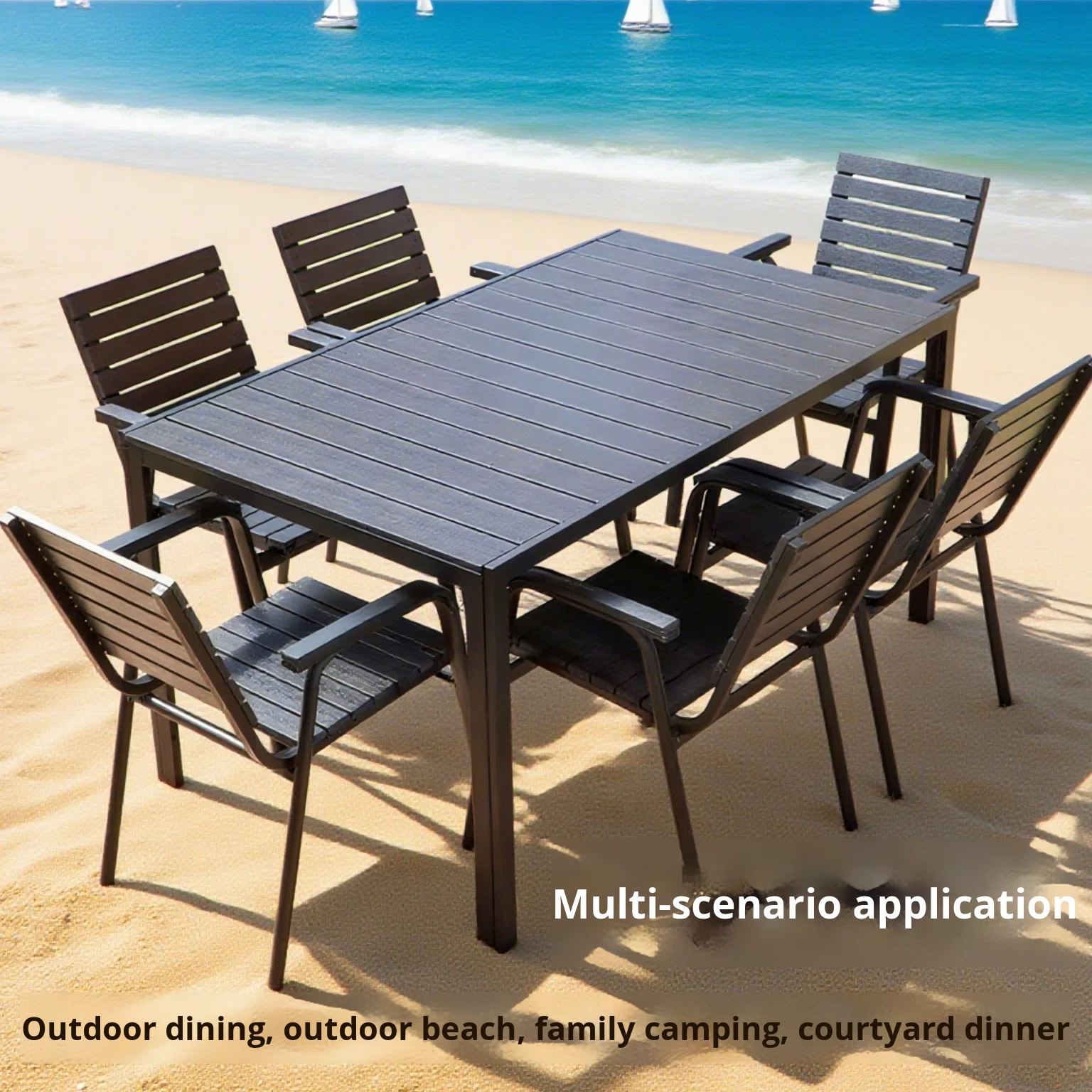 New Bamboo Picnic Garden Table - Outdoor Furniture Balcony recension och pris
